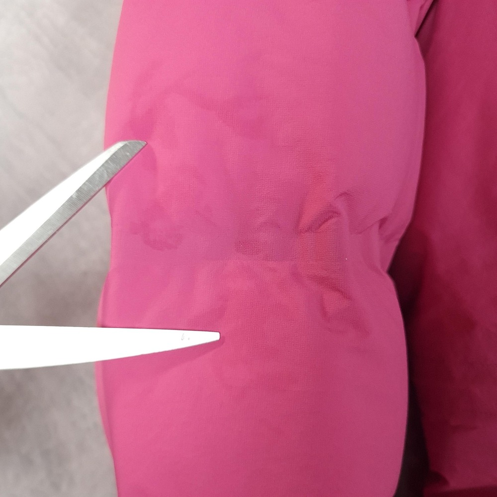 Lululemon Down Puffer Jacket Womens 8 Pink Hooded Sleet Street Coat Full Zip - Picture 5 of 16